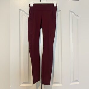Maroon Lululemon Leggings